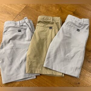 Under Armour Gray and Tan Boy's Shorts (3)